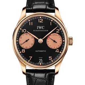 IWC Portuguese 42 mm Rose Gold Black Dial IW500121