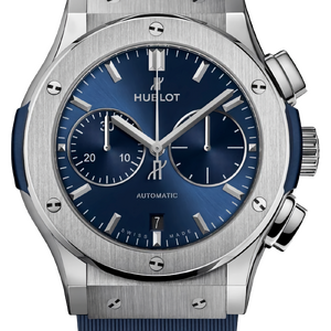 Hublot Classic Fusion Chronograph Titanium Blue 45 mm 521.NX.7170.RX