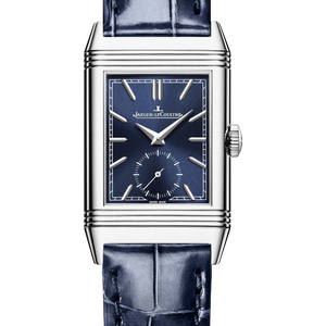 Jaeger LeCoulter Reverso Tribute Monoface Small Seconds Blue Dial 45,6 x 27,4 mm Q397848J