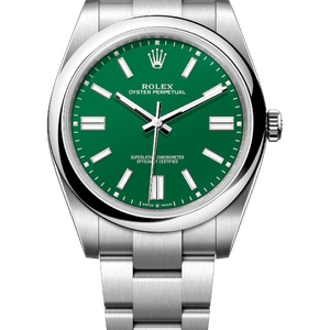 Rolex Oyster Perpetual 41 Oystersteel Green Dial 124300 