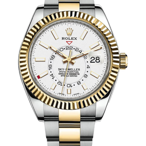 Rolex Sky-Dweller 42 mm Yellow Rolesor Intense White DIal 326933 