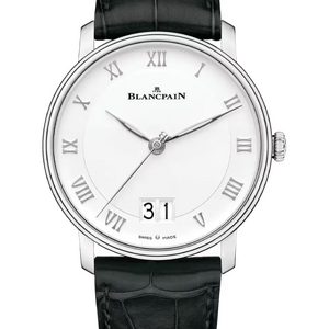 Blancpain Villeret Grande Date 40 mm Stainless Steel White Dial 6669 1127 55B