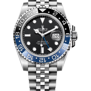 Rolex GMT-Master II «Batman» 40 mm Oystersteel Black Dial 126710BLNR Jubilee