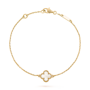 Браслет Van Cleef & Arpels Sweet Alhambra Pearl Yellow Gold