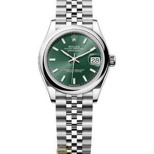 Rolex Datejust 31 mm Oystersteel Mint Green Dial 278240 Jubilee