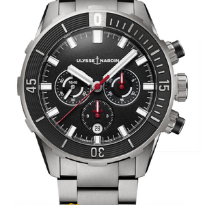 Ulysse Nardin Diver Titanium Chronograph Black Dial 44 mm 1503-170-7M/92