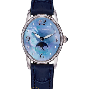 Girard Perregaux Cat`s Eye Moon Phases White Gold Diamonds 30 х 35 мм 80490