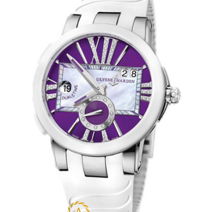 Ulysse Nardin Executive Dual Time Lady Purple Diamonds Dial 40 mm 243-10
