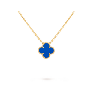Подвеска Van Cleef & Arpels Vintage Alhambra Pendant Agate Yellow Gold