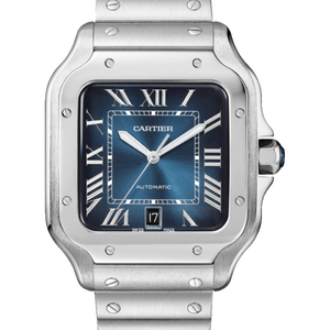 Cartier Santos De Cartier Large Automatic Blue Dial 47,5 x 39,8 mm WSSA0071
