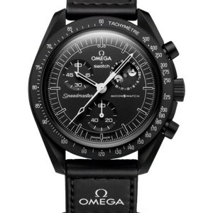 Omega x Swatch Moonswatch Mission to The Moonphase - New Moon 42 mm Black Dial SO33B700