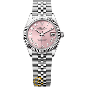 Rolex Datejust 31 mm White Rolesor Pink Roman Dial 278274 Jubilee