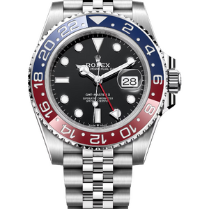 Rolex GMT-Master II «Pepsi» 40 mm Oystersteel Black Dial 126710BLRO Jubilee