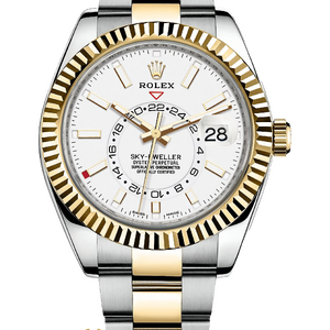 Rolex Sky-Dweller 42 mm Yellow Rolesor Intense White DIal 326933 