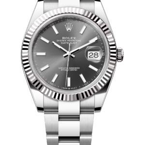 Rolex Datejust 41 mm 126334 White Rolesor Dark Rhodium