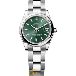 Rolex Datejust 31 mm Oystersteel Mint Green Dial 278240