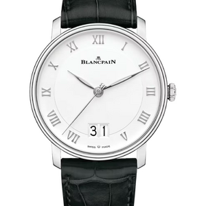 Blancpain Villeret Grande Date 40 mm Stainless Steel White Dial 6669 1127 55B