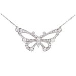 Подвеска Tiffany & Co Butterfly Pendant Platinum Diamonds