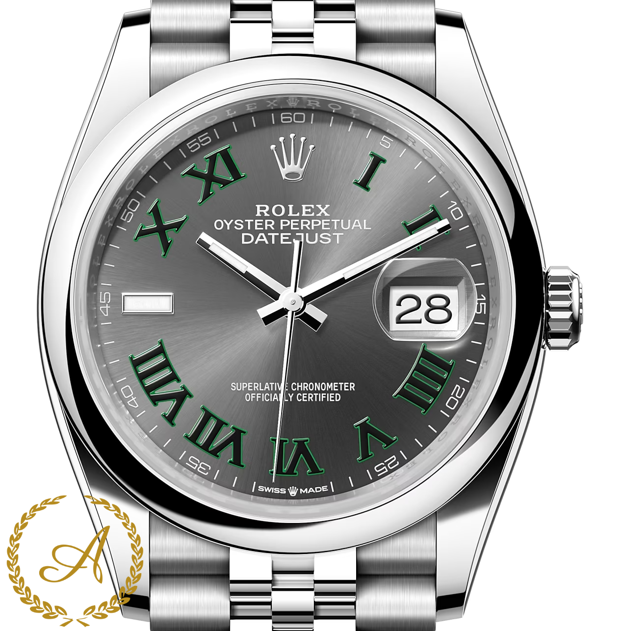 Rolex Datejust 36, 126200 Wimbledon Jubilee - Швейцарские часы Rolex Datejust 36, 126200 Wimbledon Jubilee