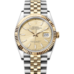 Rolex Datejust 36 mm 126233 Gold Decor Yellow Rolesor Jubilee
