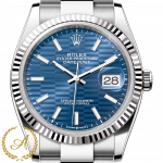 Rolex Datejust 36 mm 126234 Blue Decor White Rolesor