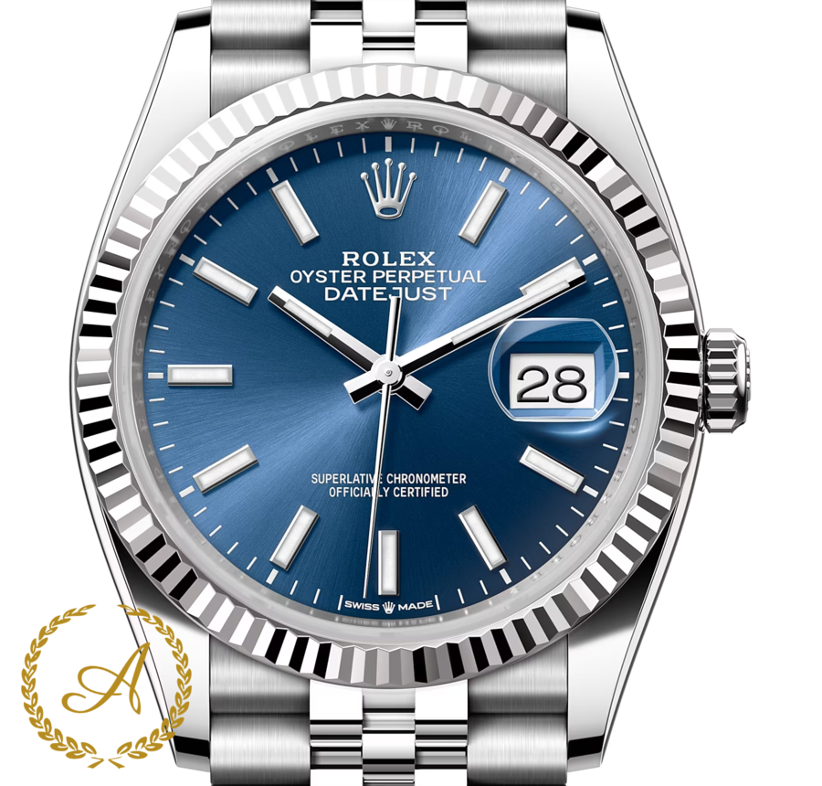 Rolex Datejust 36 mm 126234 Blue Dial White Rolesor Jubilee - Швейцарские часы Rolex Datejust 36 mm 126234 Blue Dial White Rolesor Jubilee