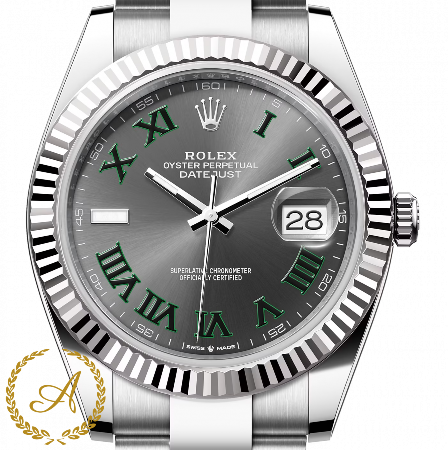 Rolex Datejust 41 mm 126334 Wimbledon White Rolesor