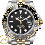 Rolex GMT-Master II 40 mm Yellow Rolesor Black Dial 126713GRNR Jubilee