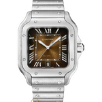 Cartier Santos De Cartier Large Automatic Brown Sunray Dial 47,5 x 39,8 mm WSSA0064