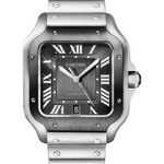 Cartier Santos De Cartier Large Automatic Grey Dial 47,5 x 39,8 mm WSSA0037
