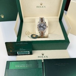 Rolex Datejust 36 mm 126231 Grey Decor Diamonds Dial Everose Rolesor Jubilee