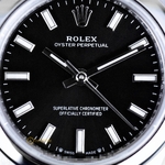 Rolex Oyster Perpetual 28 mm Oystersteel Black Dial 276200
