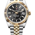 Rolex Sky-Dweller 42 mm Yellow Rolesor Bright Black Dial 336933 Jubilee
