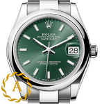 Rolex Datejust 31 mm Oystersteel Mint Green Dial 278240