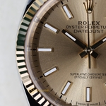 Rolex Datejust 36 mm Champagne Dial Yellow Rolesor 126233 Jubilee
