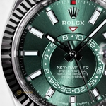 Rolex Sky-Dweller 42 mm White Rolesor Mint Green Dial 336934