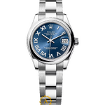 Rolex Datejust 31 mm Oystersteel Bright Blue Dial 278240