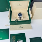 Rolex Datejust 41 mm Oystersteel Bright Blue Dial 126300 Jubilee