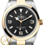 Rolex Explorer 36 mm Yellow Rolesor Black Dial 124273