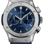 Hublot Classic Fusion Chronograph Titanium Blue. Dial 45 mm 521.NX.7170.RX