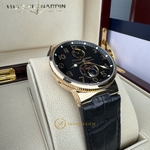 Ulysse Nardin Maxi Marine Chronometer Yellow Gold Black Dial 41 mm 266-66