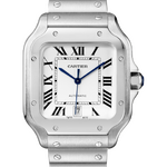 Cartier Santos De Cartier Large Automatic Silver Opal Dial 47,5 x 39,8 mm WSSA0018