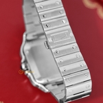 Cartier Santos De Cartier Large Automatic Silver Opal Dial 47,5 x 39,8 mm WSSA0009