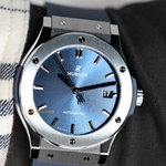 Hublot Classic Fusion Titanium Blue Dial 45 mm 511.NX.7170.RX