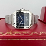 Cartier Santos De Cartier Large Automatic Blue Dial 47,5 x 39,8 mm WSSA0071