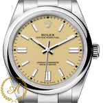 Rolex Oyster Perpetual 41 mm Oystersteel Beige Dial 134300