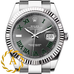Rolex Datejust «Wimbledon» 41 mm White Rolesor Slate Dial 126334 