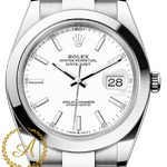 Rolex Datejust 41 mm White Dial 126300