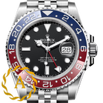 Часы Rolex GMT-Master II «Pepsi» 40 mm Oystersteel Black Dial 126710BLRO Jubilee