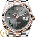 Rolex Datejust 36 mm 126231 Wimbledon Everose Rolesor Jubilee